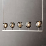 Boule De Radiant Crystal Linear Chandelier 48"