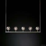 Boule De Radiant Crystal Linear Chandelier 48"