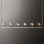 Boule De Radiant Crystal Linear Chandelier 60"