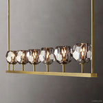 Boule De Radiant Crystal Linear Chandelier 60"