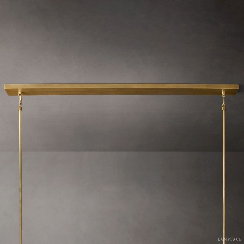 Boule De Radiant Crystal Linear Chandelier 60"