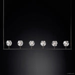 Boule De Radiant Crystal Linear Chandelier 60"