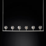 Boule De Radiant Crystal Linear Chandelier 60"