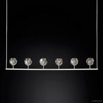 Boule De Radiant Crystal Linear Chandelier 60"