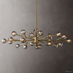 Boule De Radiant Crystal Oval Chandelier 72"