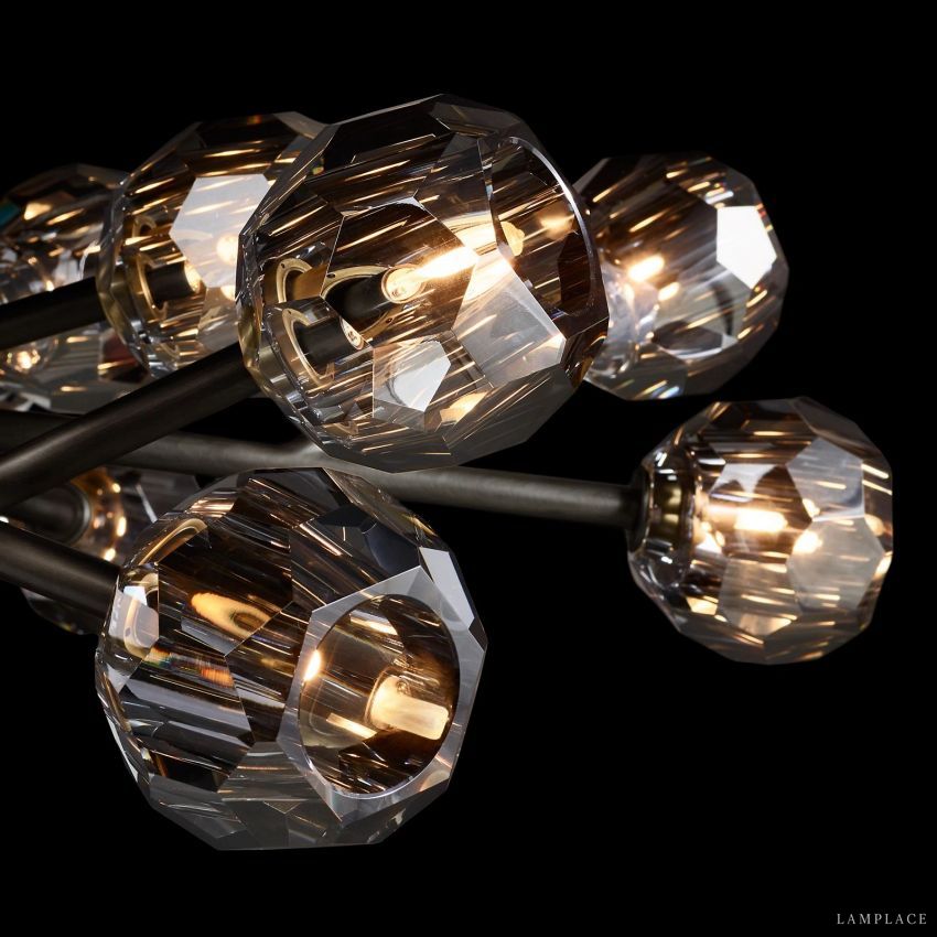 Boule De Radiant Crystal Oval Chandelier 72"
