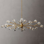 Boule De Radiant Crystal Oval Chandelier 72"