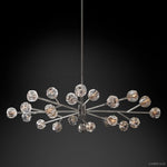 Boule De Radiant Crystal Oval Chandelier 72"