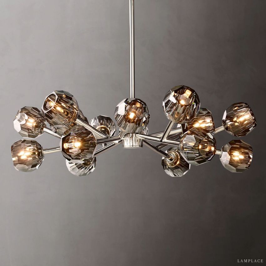 Boule De Radiant Crystal Round Chandelier 36"
