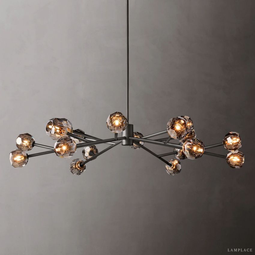 Boule De Radiant Crystal Round Chandelier 60"