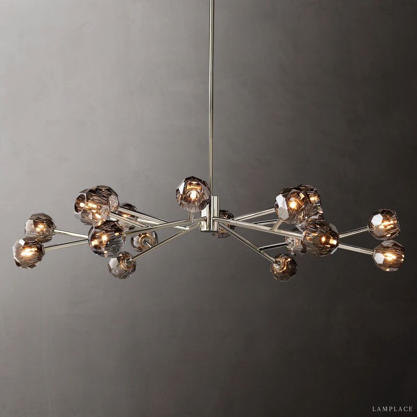 Boule De Radiant Crystal Round Chandelier 60"