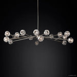 Boule De Radiant Crystal Round Chandelier 72"