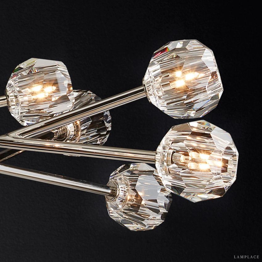 Boule De Radiant Crystal Round Chandelier 72"
