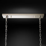 Odeon Deco Prism Rectangular Tiered Chandelier 49"