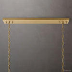 Odeon Deco Prism Rectangular Tiered Chandelier 49"
