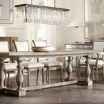 Odeon Deco Prism Rectangular Tiered Chandelier 40"