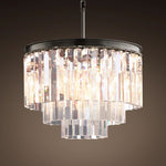 Odeon Deco Prism Round Chandelier 20"