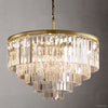 Odeon Deco Prism Round Chandelier 32"