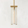 Savile Crystal Block Square Pendant Light