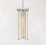 Savile Crystal Block Square Pendant Light