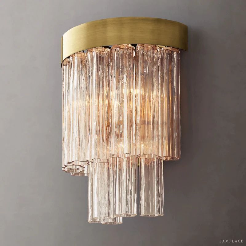 Cielo Lustred Glass Wall Sconce