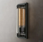 Savile Crystal Block Grand Round Wall Sconce