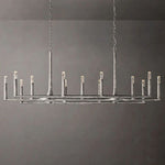 Thaddeus Artisan Forged Linear Chandelier 72"