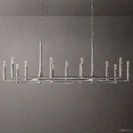 Thaddeus Artisan Forged Linear Chandelier 72"