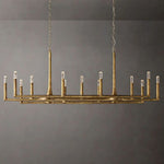 Thaddeus Artisan Forged Linear Chandelier 72"