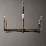 Thaddeus Artisan Forged Round Chandelier 36"