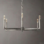 Thaddeus Artisan Forged Round Chandelier 36"