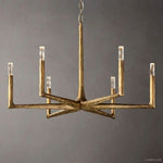 Thaddeus Artisan Forged Round Chandelier 36"