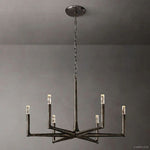Thaddeus Artisan Forged Round Chandelier 36"