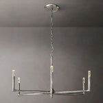 Thaddeus Artisan Forged Round Chandelier 48"