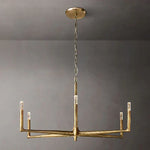 Thaddeus Artisan Forged Round Chandelier 48"
