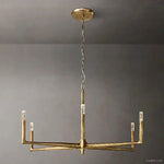 Thaddeus Artisan Forged Round Chandelier 48"