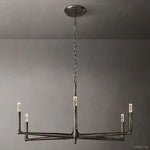 Thaddeus Artisan Forged Round Chandelier 48"