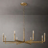 Thaddeus Artisan Forged Round Chandelier 60"