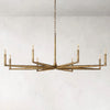 Thaddeus Artisan Forged Round Chandelier 72"