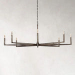 Thaddeus Artisan Forged Round Chandelier 72"