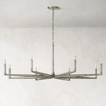 Thaddeus Artisan Forged Round Chandelier 72"