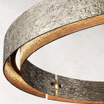 Vouvray Etched Metal Round Chandelier 48"