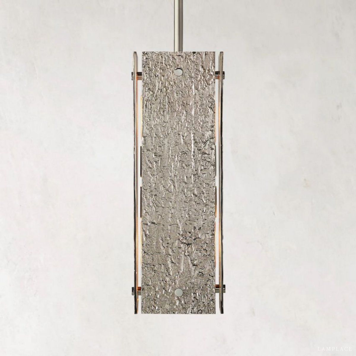 Vouvray Etched Metal Square Pendant Light