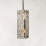 Vouvray Etched Metal Square Pendant Light