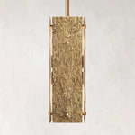 Vouvray Etched Metal Square Pendant Light