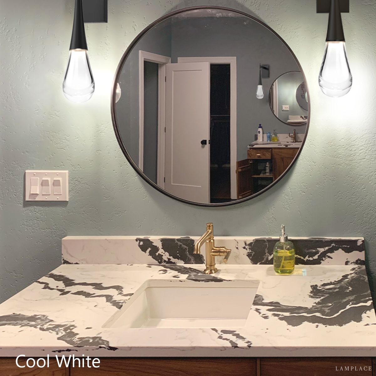 Water Drop Liquid Wall Sconce