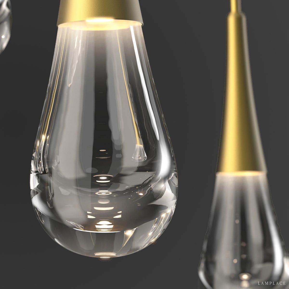 Water Drop Liquid Rectangle Chandelier