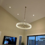 Arcachon Gear Crystal Round Chandelier 60"