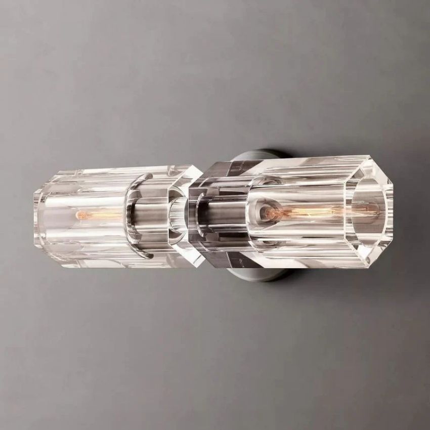 Arcachon Gear Crystal Linear Wall Sconce