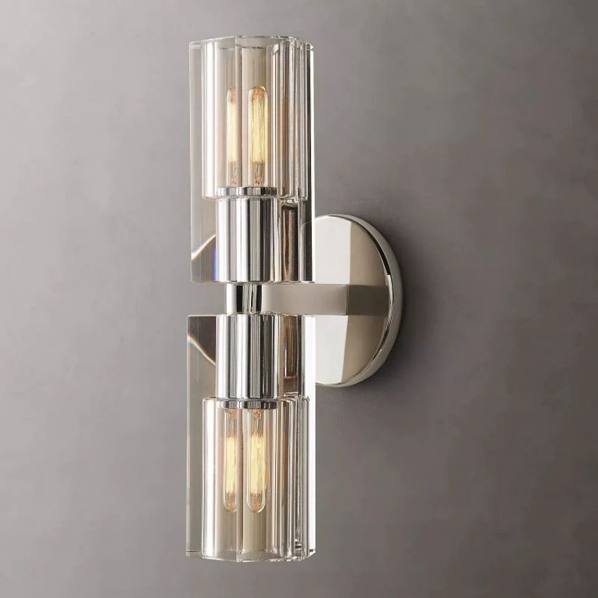 Arcachon Gear Crystal Linear Wall Sconce